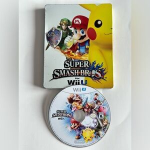 Super Smash Bros. Nintendo Wii U Steelbook + Game Steel Case Tested